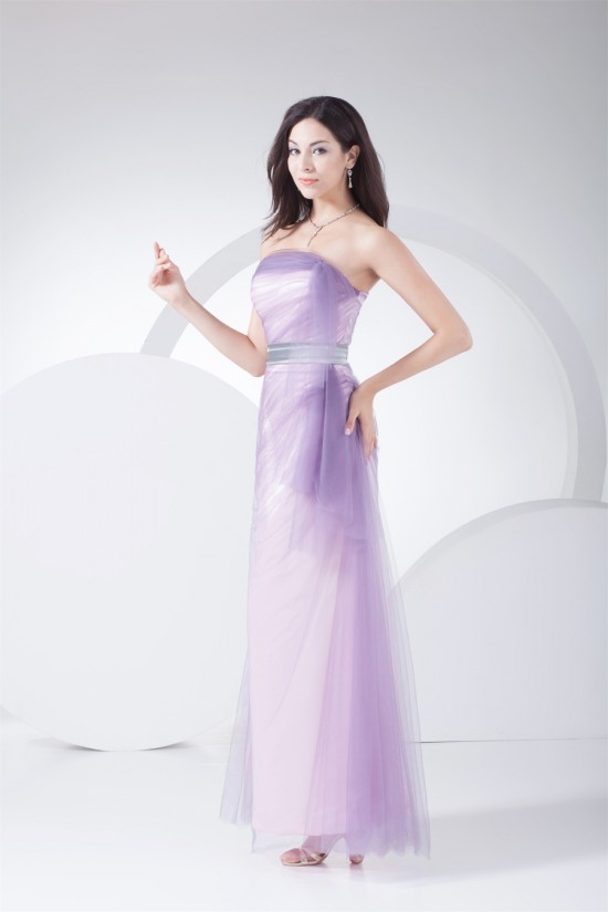Ankle-Length Fine Netting Long Prom/Formal Evening Dresses 02020058 Ankle-Length Fine Netting Long Prom/Formal Evening Dresses 02020058