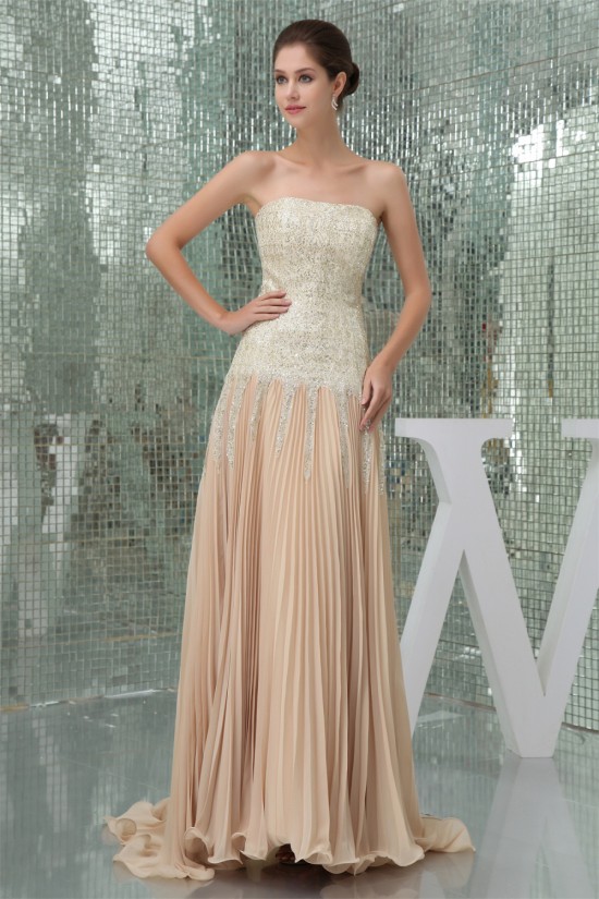Asymmetrical Ruffles Chiffon Sequined Material Prom/Formal Evening Dresses 02020061 Asymmetrical Ruffles Chiffon Sequined Material Prom/Formal Evening Dresses 02020061