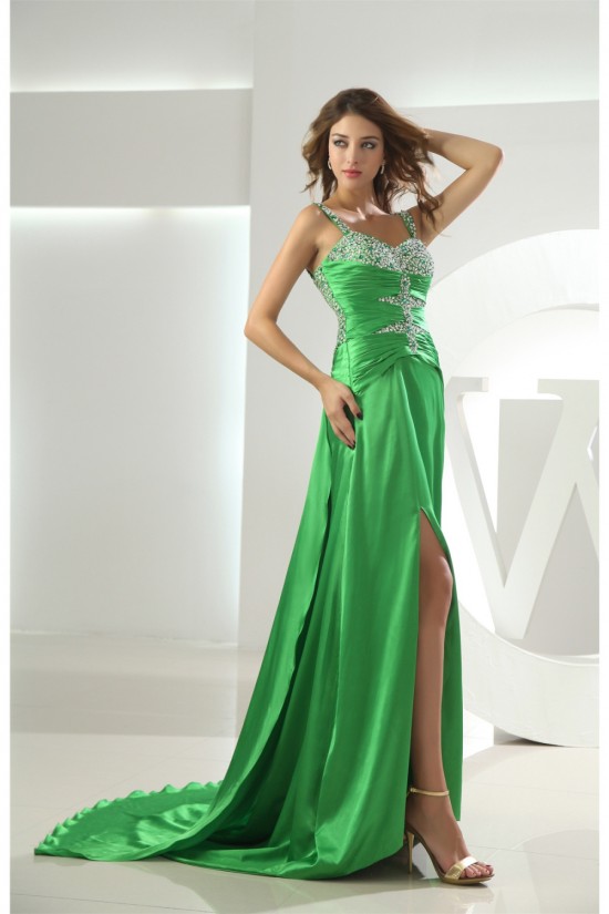 Beading A-Line Brush Sweep Train Sleeveless Prom/Formal Evening Dresses 02020063 Beading A-Line Brush Sweep Train Sleeveless Prom/Formal Evening Dresses 02020063