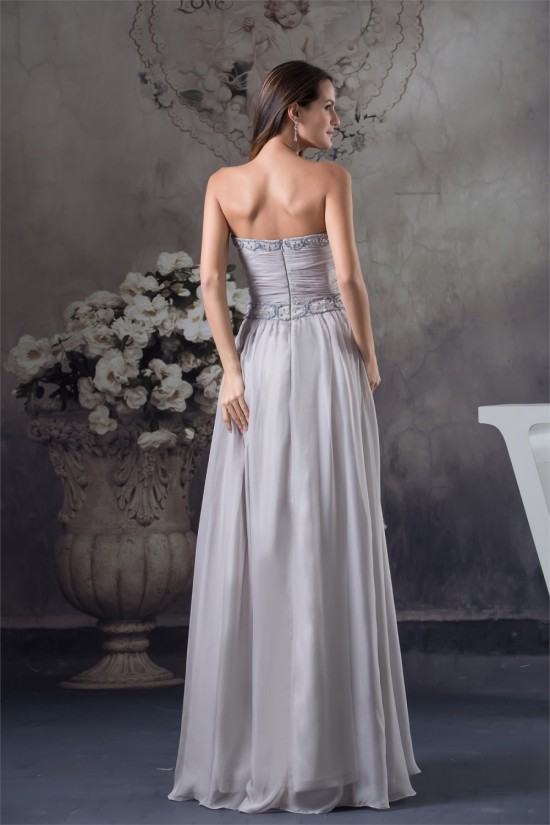 Beading Chiffon Sleeveless Long Prom/Formal Evening Dresses 02020072