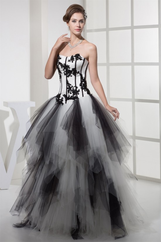 Ball Gown Beading Floor-Length Satin Fine Netting Prom/Formal Evening Dresses 02020076 Ball Gown Beading Floor-Length Satin Fine Netting Prom/Formal Evening Dresses 02020076