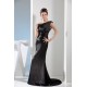 Beading Portrait Trumpet/Mermaid Silk like Satin Sleeveless Long Black Prom/Formal Evening Dresses 02020084 Beading Portrait Trumpet/Mermaid Silk like Satin Sleeveless Long Black Prom/Formal Evening Dresses 02020084
