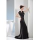 Beading Portrait Trumpet/Mermaid Silk like Satin Sleeveless Long Black Prom/Formal Evening Dresses 02020084 Beading Portrait Trumpet/Mermaid Silk like Satin Sleeveless Long Black Prom/Formal Evening Dresses 02020084