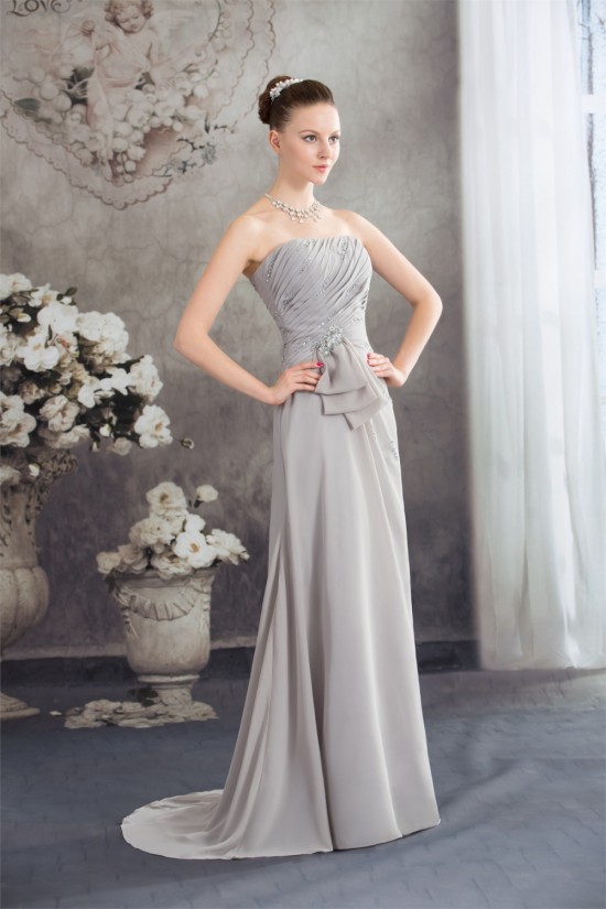 A-Line Beading Sleeveless Brush Sweep Train Long Prom/Formal Evening Dresses 02020091 A-Line Beading Sleeveless Brush Sweep Train Long Prom/Formal Evening Dresses 02020091