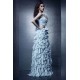Sheath/Column One-Shoulder Long Chiffon Prom Evening Party Dresses 02021001