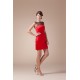 Short Red Black Evening Party Dresses 02021009
