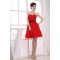 A-Line Chiffon Sweetheart Handmade Flowers Evening Party Bridesmaid Dresses 02021024