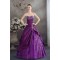 Ball Gown Sweetheart Beading Taffeta Fine Netting Floor-Length Prom/Formal Evening Dresses  02020103
