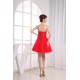 A-Line Fine Netting Short/Mini Prom/Formal Evening Dresses 02021031