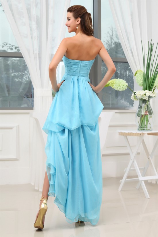 Beading Sweetheart Sleeveless Asymmetrical Prom/Formal Evening Dresses 02021058