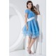 Capped Sleeves Beading A-Line Satin Organza Prom/Formal Evening Dresses 02021064 Capped Sleeves Beading A-Line Satin Organza Prom/Formal Evening Dresses 02021064