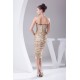 Mermaid/Trumpet Knee-Length Silk like Satin Prom/Formal Evening Dresses 02021095