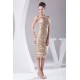 Mermaid/Trumpet Knee-Length Silk like Satin Prom/Formal Evening Dresses 02021095