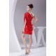 One-Shoulder Sheath/Column Sleeveless Short/Mini Prom/Formal Evening Dresses 02021101