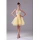 A-Line Ruched Organza Silk like Satin Sequined Material Prom/Formal Evening Dresses 02021107