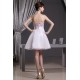 Satin Organza A-Line Strapless Sleeveless Prom/Formal Evening Dresses 02021123