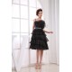 Satin Tulle Knee-Length Sleeveless A-Line Prom/Formal Evening Dresses 02021126 Satin Tulle Knee-Length Sleeveless A-Line Prom/Formal Evening Dresses 02021126