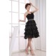 Satin Tulle Knee-Length Sleeveless A-Line Prom/Formal Evening Dresses 02021126 Satin Tulle Knee-Length Sleeveless A-Line Prom/Formal Evening Dresses 02021126