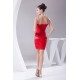 Short/Mini Chiffon Spaghetti Straps Prom/Formal Evening Dresses 02021164