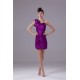 Short/Mini Elastic Woven Satin One-Shoulder Prom/Formal Evening Dresses 02021168