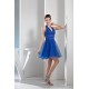 Short/Mini Halter Sleeveless Beading Organza Prom/Formal Evening Dresses 02021169
