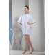 Silk like Satin Ruffles Sheath/Column Short/Mini Bridesmaid Dresses 02021196
