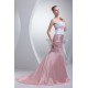 Trumpet/Mermaid Brush Sweep Train Beading Pink White Prom/Formal Evening Dresses 02020121 Trumpet/Mermaid Brush Sweep Train Beading Pink White Prom/Formal Evening Dresses 02020121