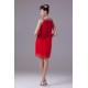 Sleeveless Short/Mini Sheath/Column Scoop Bridesmaid Dresses 02021226