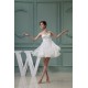 A-Line Short/Mini Sweetheart Beaded White Prom/Formal Evening Homecoming Dresses 02021229