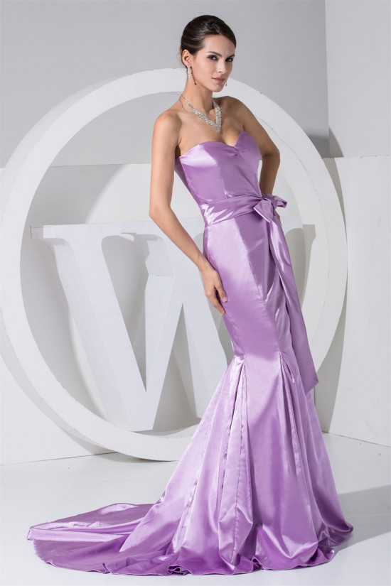 Trumpet/Mermaid Sweetheart Brush Sweep Train Long Prom/Formal Evening Dresses 02020123 Trumpet/Mermaid Sweetheart Brush Sweep Train Long Prom/Formal Evening Dresses 02020123