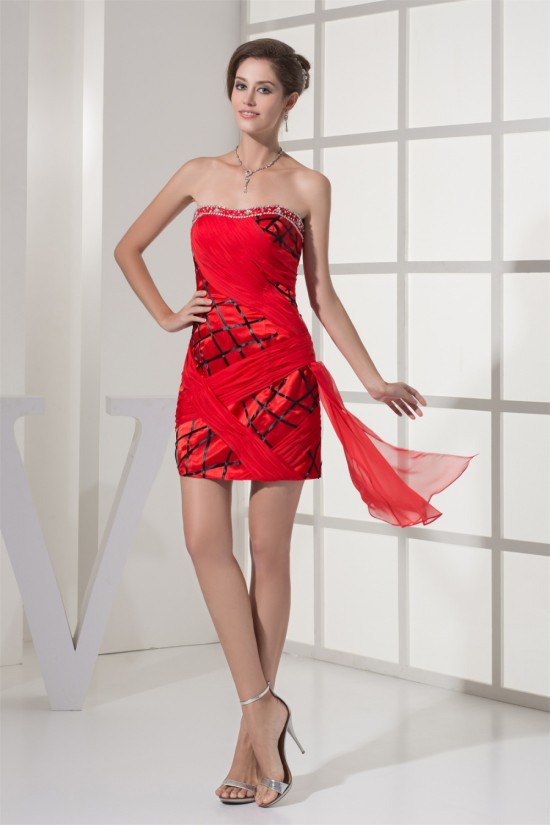 Sleeveless Soft Sweetheart Beading Satin Chiffon Prom/Formal Evening Dresses 02021232 Sleeveless Soft Sweetheart Beading Satin Chiffon Prom/Formal Evening Dresses 02021232