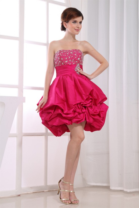 Taffeta Soft Sweetheart Ball Gown Short/Mini Prom/Formal Evening Dresses 02021271 Taffeta Soft Sweetheart Ball Gown Short/Mini Prom/Formal Evening Dresses 02021271