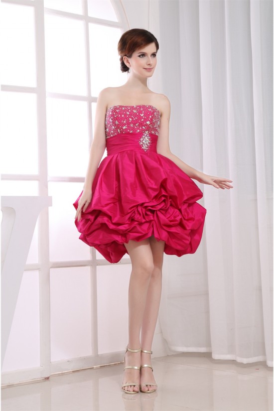 Taffeta Soft Sweetheart Ball Gown Short/Mini Prom/Formal Evening Dresses 02021271 Taffeta Soft Sweetheart Ball Gown Short/Mini Prom/Formal Evening Dresses 02021271