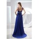Empire Brush Sweep Train V-Neck Long Blue Chiffon Evening Formal Bridesmaid Maternity Dresses 02020128 Empire Brush Sweep Train V-Neck Long Blue Chiffon Evening Formal Bridesmaid Maternity Dresses 02020128