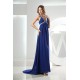Empire Brush Sweep Train V-Neck Long Blue Chiffon Evening Formal Bridesmaid Maternity Dresses 02020128 Empire Brush Sweep Train V-Neck Long Blue Chiffon Evening Formal Bridesmaid Maternity Dresses 02020128
