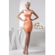 Sheath/Column Handmade Flowers Satin Prom/Formal Evening Dresses 02021358 Sheath/Column Handmade Flowers Satin Prom/Formal Evening Dresses 02021358