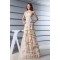 Chiffon A-Line Ruffles Strapless Long Prom/Formal Evening Dresses 02020137