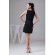 Short/Mini Chiffon High-Neck Sheath/Column Prom/Formal Evening Dresses 02021377 Short/Mini Chiffon High-Neck Sheath/Column Prom/Formal Evening Dresses 02021377
