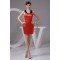Short/Mini Sheath/Column Strapless Silk like Satin Prom/Formal Evening Dresses 02021388