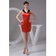 Short/Mini Sheath/Column Strapless Silk like Satin Prom/Formal Evening Dresses 02021388
