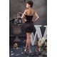 Short/Mini Strapless Sleeveless Handmade Flowers Prom/Formal Evening Dresses 02021396