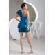 Sleeveless One-Shoulder Sheath/Column Ruffles Prom/Formal Evening Dresses 02021411