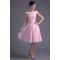 A-Line Chiffon Silk like Satin Ruffles Knee-Length Prom/Formal Evening Dresses 02021436