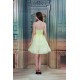 A-Line Satin Knee-Length Beading Sleeveless Prom/Formal Evening Dresses 02021442 A-Line Satin Knee-Length Beading Sleeveless Prom/Formal Evening Dresses 02021442