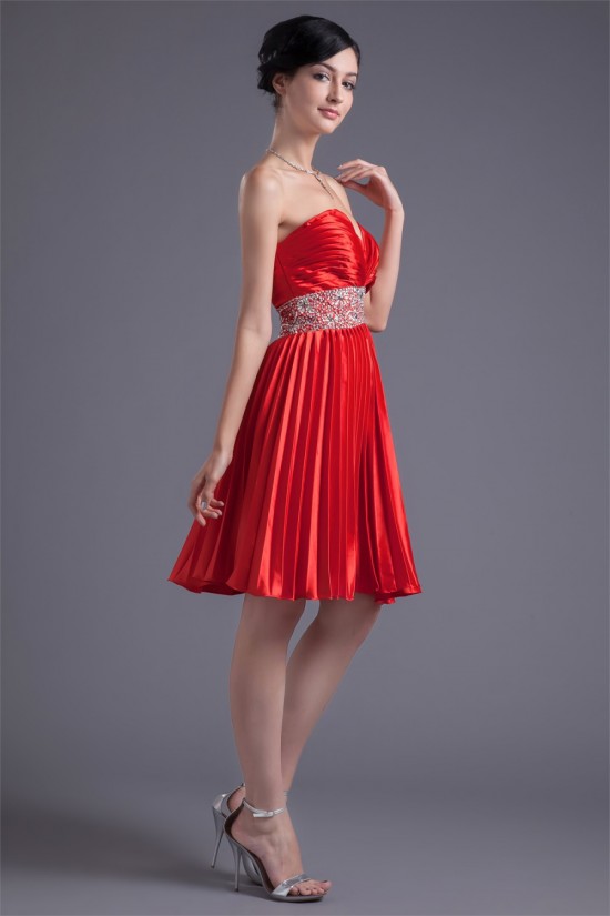 Beading Elastic Woven Satin A-Line Sweetheart Prom/Formal Evening Cocktail Dresses 02021453 Beading Elastic Woven Satin A-Line Sweetheart Prom/Formal Evening Cocktail Dresses 02021453