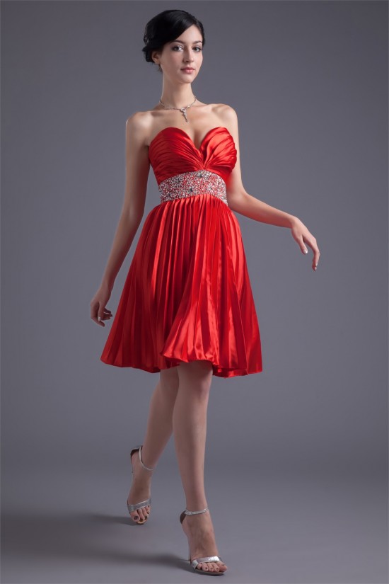 Beading Elastic Woven Satin A-Line Sweetheart Prom/Formal Evening Cocktail Dresses 02021453 Beading Elastic Woven Satin A-Line Sweetheart Prom/Formal Evening Cocktail Dresses 02021453