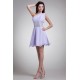Chiffon Elastic Woven Satin Short/Mini Prom/Formal Evening Dresses 02021461