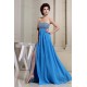 Empire Floor-Length Chiffon Long Blue Beaded Prom/Formal Evening Dresses 02020147 Empire Floor-Length Chiffon Long Blue Beaded Prom/Formal Evening Dresses 02020147