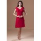 Knee-Length Chiffon Silk like Satin Pleats Prom/Formal Evening Bridesmaid Dresses 02021472