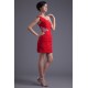 One-Shoulder Beading Short/Mini Sleeveless Prom/Formal Evening Dresses 02021475